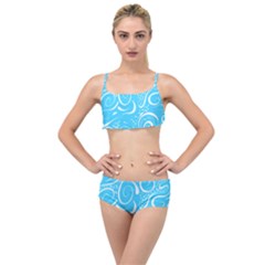 Scribble Reason Design Pattern Layered Top Bikini Set by Simbadda