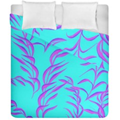 Branches Leaves Colors Summer Duvet Cover Double Side (california King Size) by Simbadda