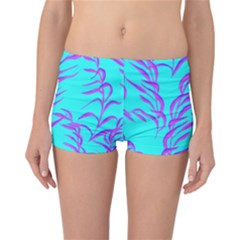 Branches Leaves Colors Summer Reversible Boyleg Bikini Bottoms by Simbadda