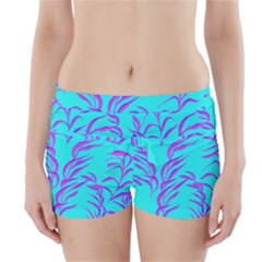 Branches Leaves Colors Summer Boyleg Bikini Wrap Bottoms by Simbadda