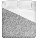 Geometric Grey Print Pattern Duvet Cover (King Size) View1