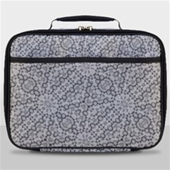 Geometric Grey Print Pattern Full Print Lunch Bag