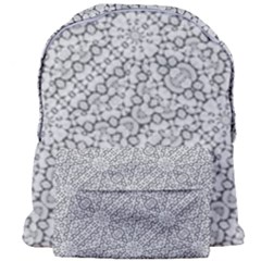 Geometric Grey Print Pattern Giant Full Print Backpack by dflcprints