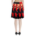 Bright red Roses By FlipStylez Designs Pleated Skirt View2