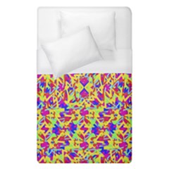 Multicolored Linear Pattern Design Duvet Cover (single Size)