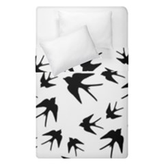 Vintage Birds Pattern Duvet Cover Double Side (single Size) by Valentinaart