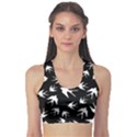 Birds pattern Sports Bra View1