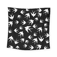 Birds Pattern Square Tapestry (small) by Valentinaart