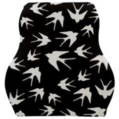 Birds Pattern Car Seat Velour Cushion  by Valentinaart