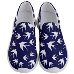 Birds Pattern Men s Lightweight Slip Ons by Valentinaart