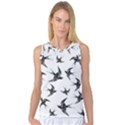 Birds pattern Women s Basketball Tank Top View1