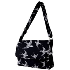 Birds Pattern Full Print Messenger Bag by Valentinaart