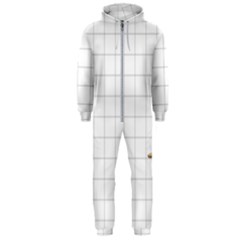 Pie Cooling On The Window Pane Pattern Hooded Jumpsuit (men)  by emilyzragz