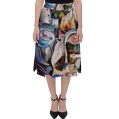 Robot Cyborg Cyberpunk Automation Classic Midi Skirt by Simbadda