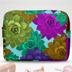 Flowers Stamping Pattern Reason Make Up Pouch (large)