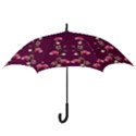 New Motif Design Textile New Design Hook Handle Umbrellas (Small) View3