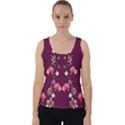 New Motif Design Textile New Design Velvet Tank Top View1