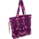 New Motif Design Textile New Design Drawstring Tote Bag View2