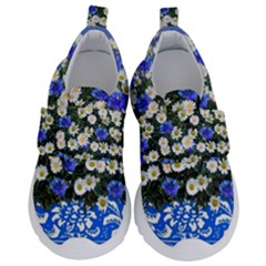 Marguerite Cornflower Vase Blossom Velcro Strap Shoes by Simbadda