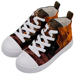 Geology Sand Stone Canyon Kid s Mid-top Canvas Sneakers by Simbadda