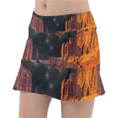 Geology Sand Stone Canyon Tennis Skirt