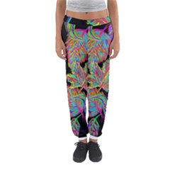 Autumn Pattern Dried Leaves Women s Jogger Sweatpants by Simbadda