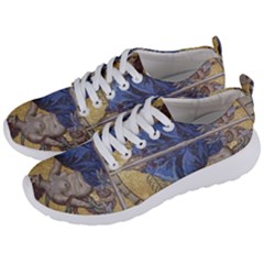 Mosaic Painting Glass Decoration Men s Lightweight Sports Shoes by Simbadda