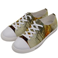 Boat Old Fisherman Mar Ocean Women s Low Top Canvas Sneakers by Simbadda