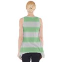 Bold Stripes Soft Green Side Drop Tank Tunic View2