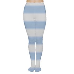 Bold Stripes Soft Blue Tights by BrightVibesDesign