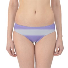 Bold Stripes Soft Purple Pattern Hipster Bikini Bottoms by BrightVibesDesign