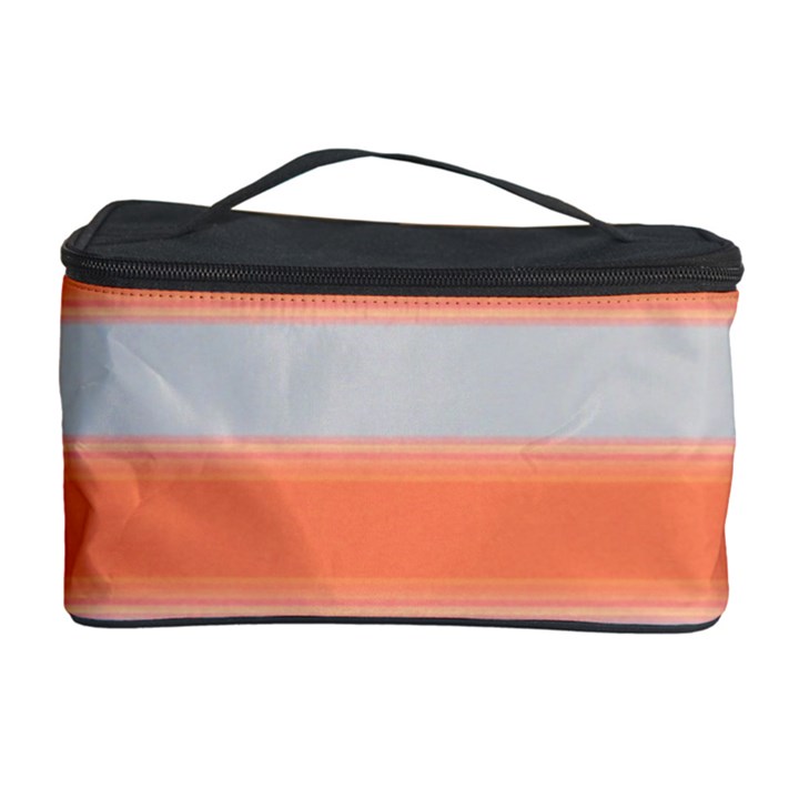 Bold Stripes Orange pattern Cosmetic Storage