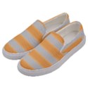 Bold Stripes Yellow pattern Men s Canvas Slip Ons View2