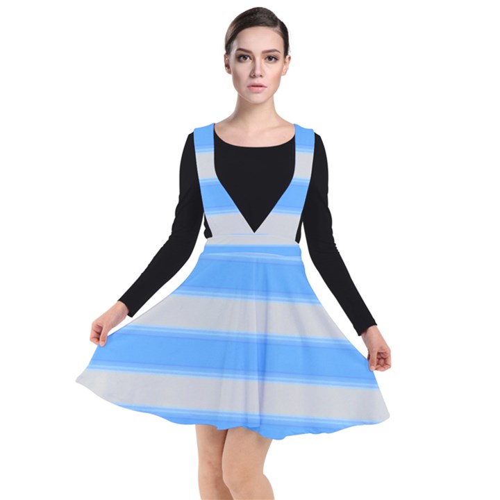 Bold Stripes Bright Blue pattern Other Dresses