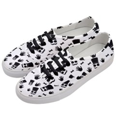 Gentleman Pattern Women s Classic Low Top Sneakers by Valentinaart