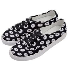 Donuts Pattern Women s Classic Low Top Sneakers by Valentinaart