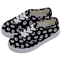 Donuts Pattern Kids  Classic Low Top Sneakers by Valentinaart