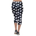 Donuts pattern Lightweight Velour Capri Leggings  View2