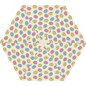 Donuts pattern Mini Folding Umbrellas View3