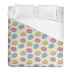 Donuts Pattern Duvet Cover (full/ Double Size) by Valentinaart