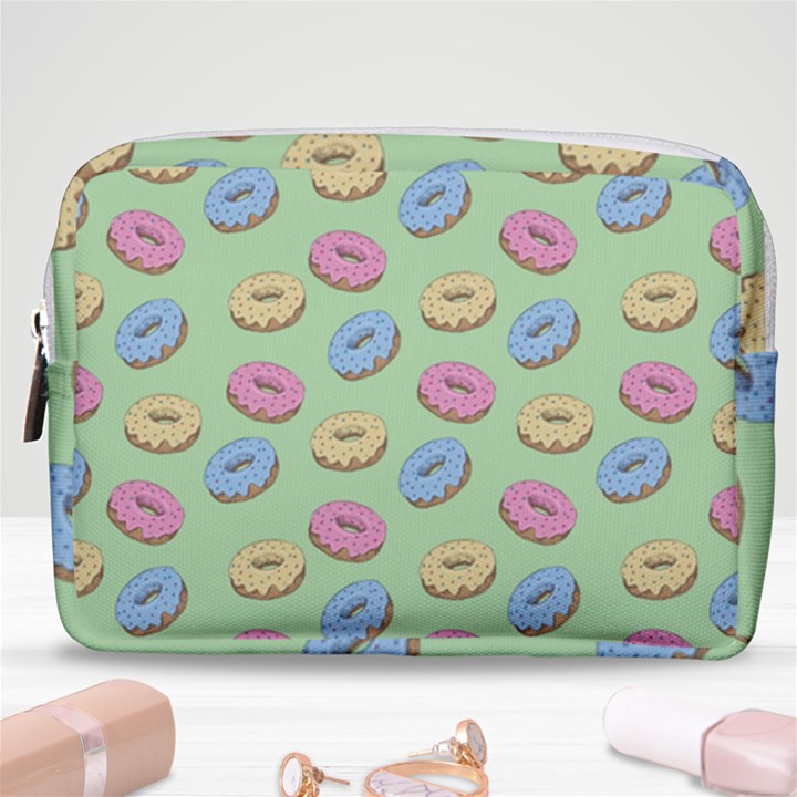 Donuts pattern Make Up Pouch (Medium)