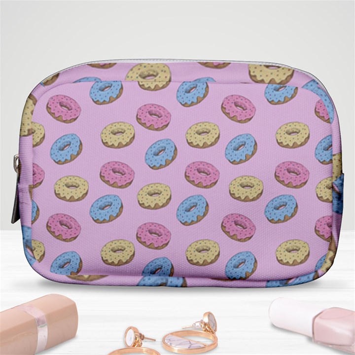 Donuts pattern Make Up Pouch (Small)