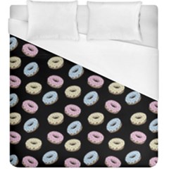 Donuts Pattern Duvet Cover (king Size) by Valentinaart