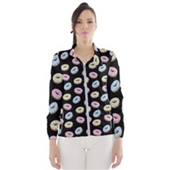 Donuts Pattern Windbreaker (women) by Valentinaart