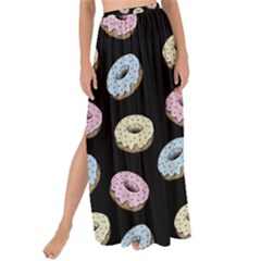 Donuts Pattern Maxi Chiffon Tie-up Sarong by Valentinaart