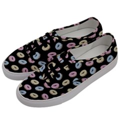 Donuts Pattern Men s Classic Low Top Sneakers by Valentinaart