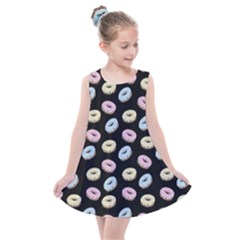 Donuts Pattern Kids  Summer Dress by Valentinaart