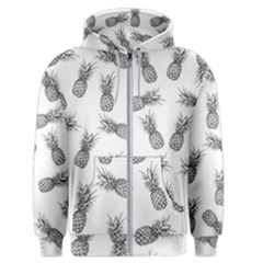 Pineapple Pattern Men s Zipper Hoodie