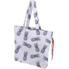 Pineapple Pattern Drawstring Tote Bag by Valentinaart