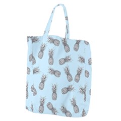 Pineapple Pattern Giant Grocery Tote by Valentinaart